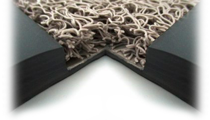 Двухсекционный коврик Haccper Dezmatta 950х650 (серый)
